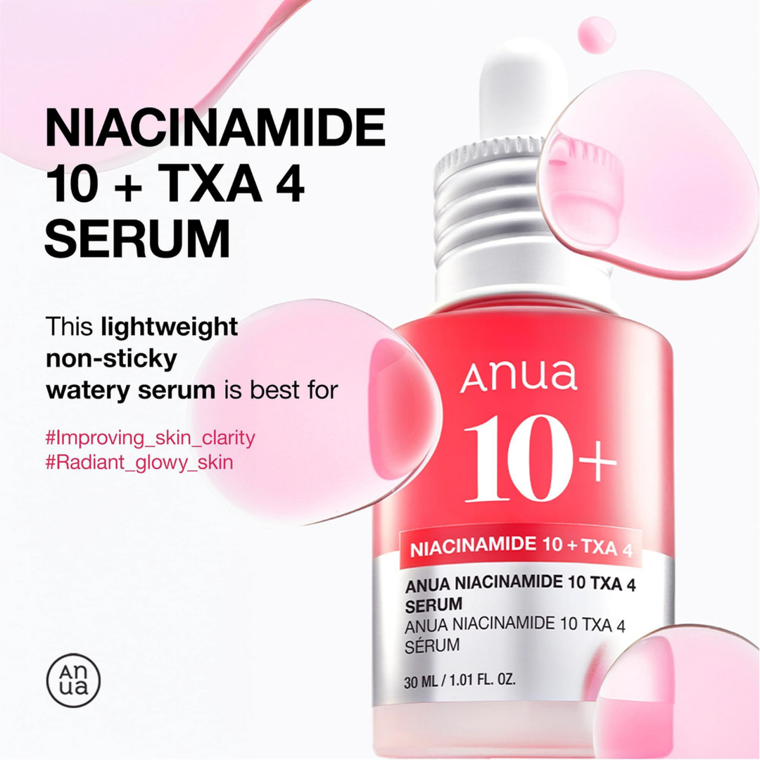 Anua Niacinamide 10% + TXA 4% Serum 30ml - Balmglam
