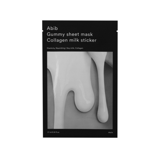 Gummy Sheet Mask Collagen Milk Sticker 27ml - Balmglam