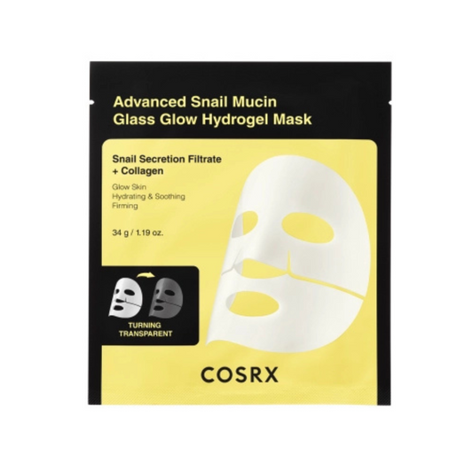 Advanced Snail Mucin Glass Glow Hydrogel Mask 34gx3pcs