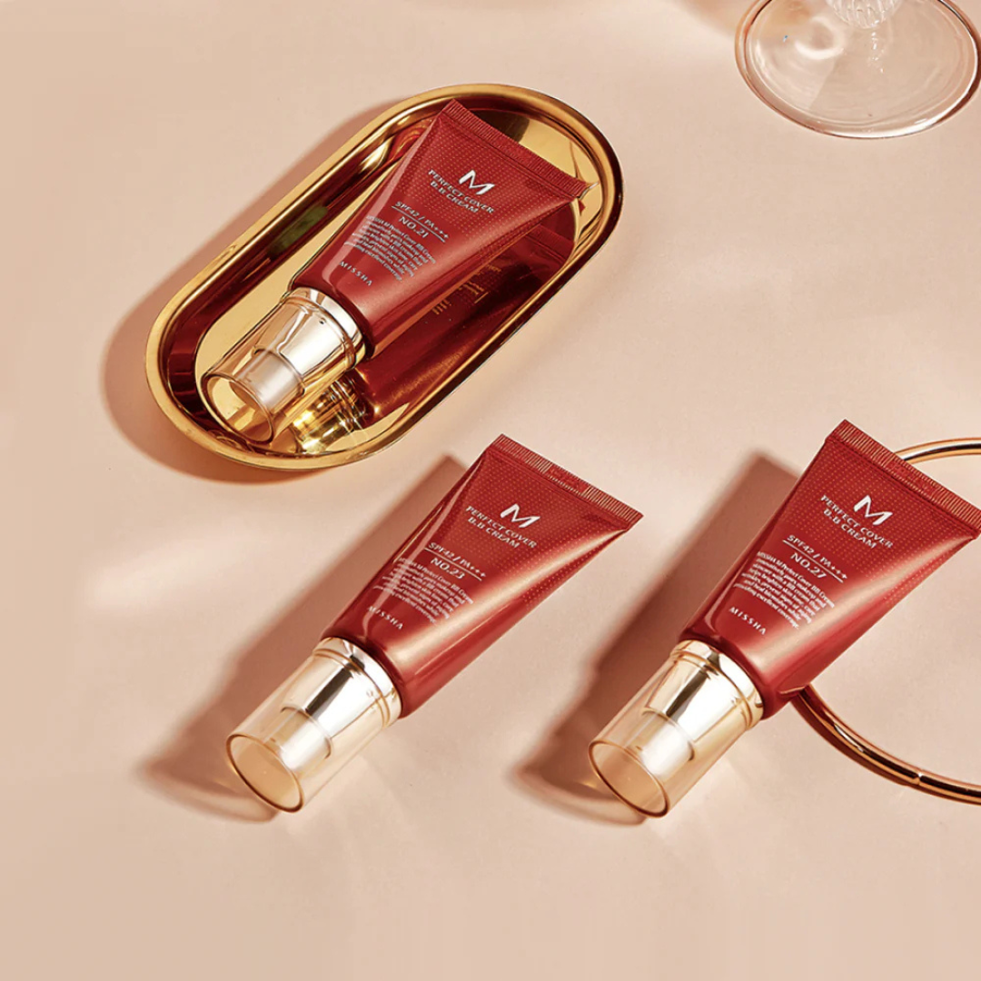 M Perfect Cover BB Cream SPF42/PA+++ No.21 Light Beige 50ml - Balmglam