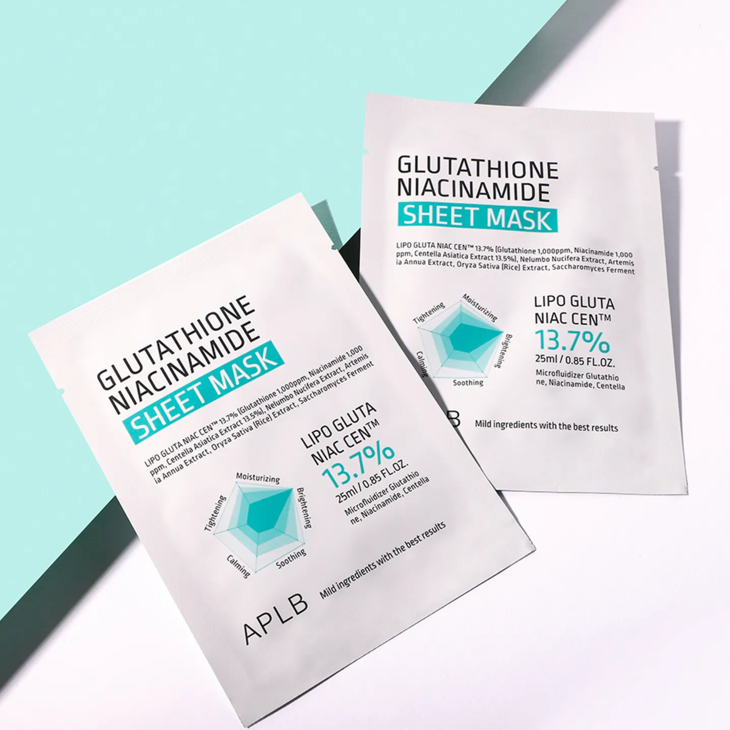 APLB Glutathione Niacinamide Sheet Mask 1pc/25ml - Balmglam
