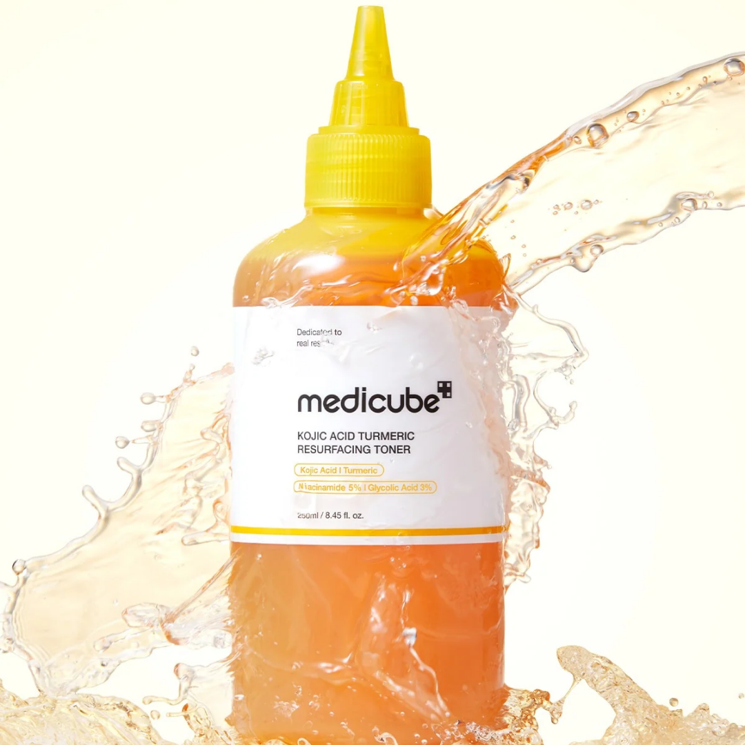 Medicube Kojic Acid Turmeric Resurfacing Toner 250ml - Balmglam