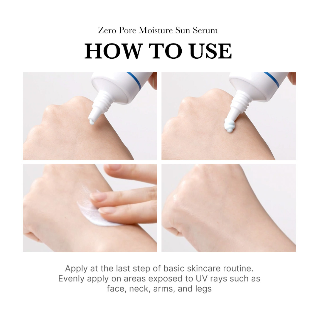 Medicube Zero Pore Moisture Sun Serum SPF50+ PA++++ 50ml - Balmglam