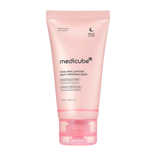 Medicube Pdrn Pink Caffeine Night Wrapping Mask 75ml - Balmglam