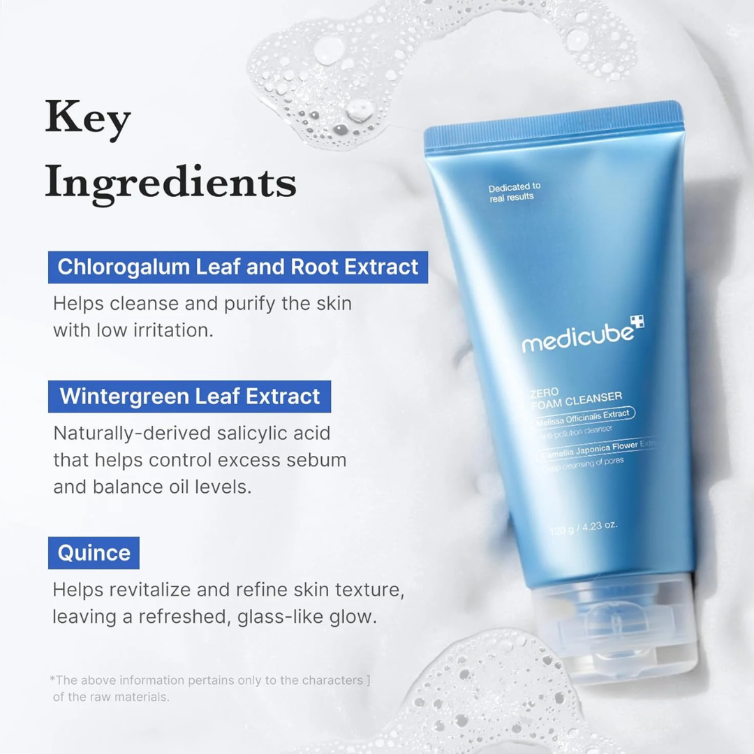Medicube Zero Foam Cleanser 120g