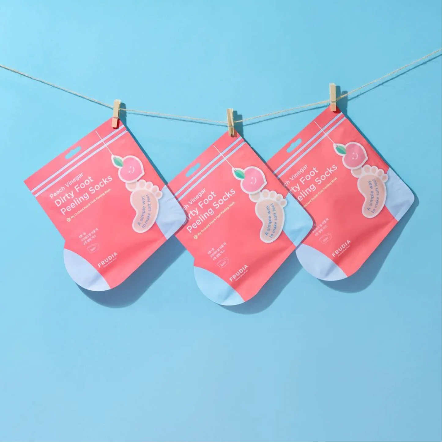 FRUDIA My Orchard Peach Foot Peeling Mask  1 Pair
