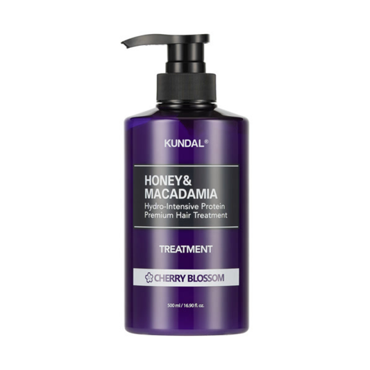 KUNDAL Honey & Macadamia Protein Treatment Cherry Blossom 500ml - Balmglam
