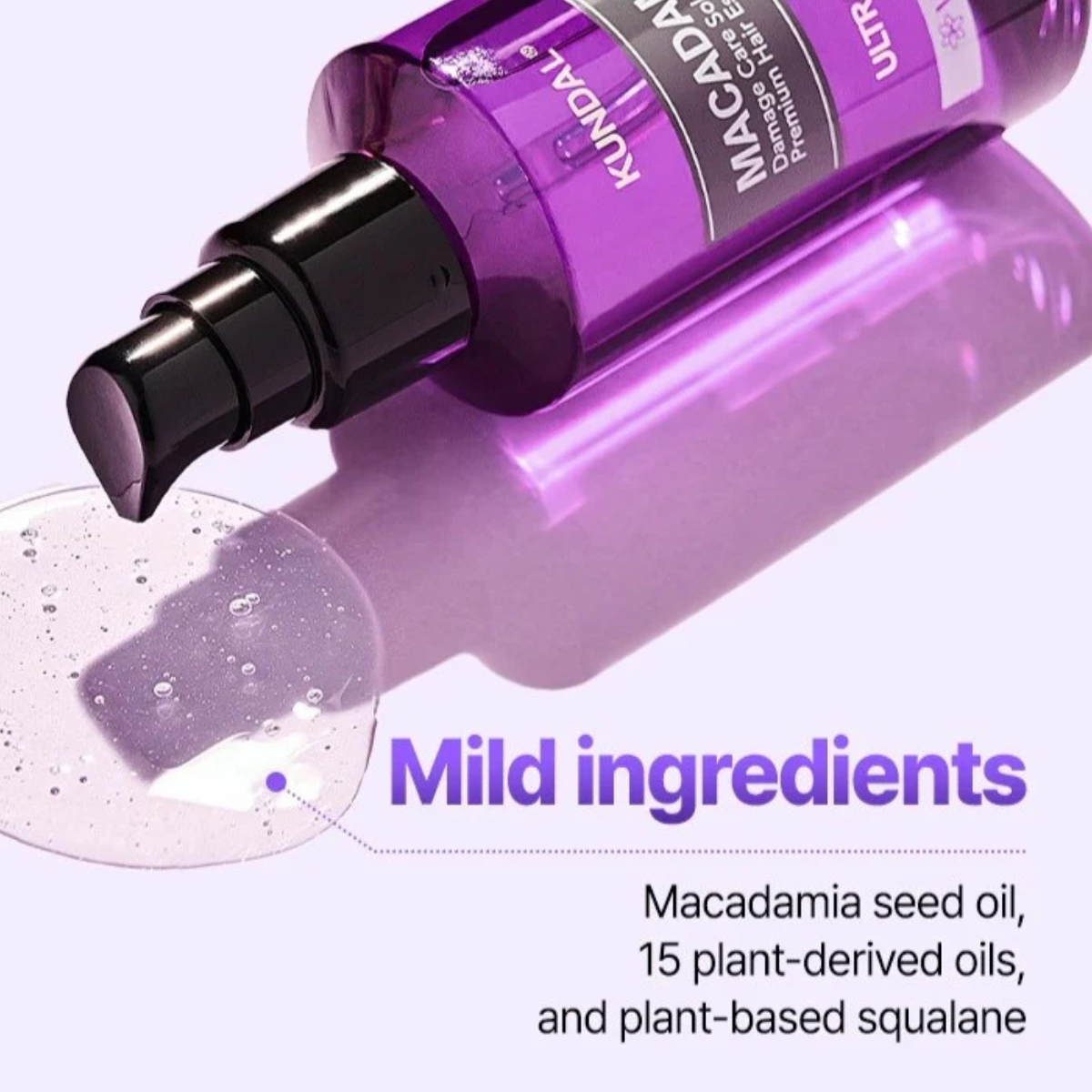 KUNDAL Macadamia Hair Serum Amber Vanilla 100ml