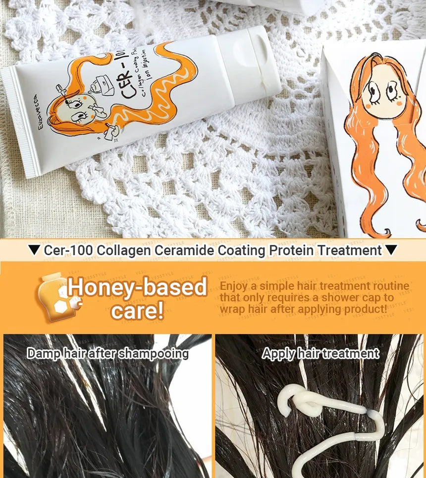 Milky Piggy CER-100 Collagen Ceramide Coating Protein Hair 100ml - Balmglam