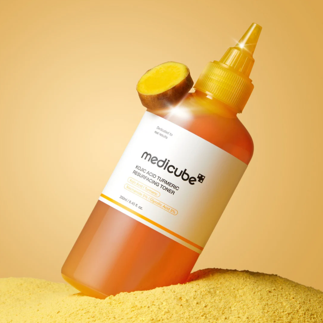 Medicube Kojic Acid Turmeric Resurfacing Toner 250ml - Balmglam
