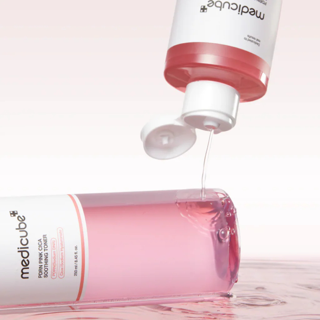 Medicube PDRN Pink Cica Soothing Toner - Τονωτική λοσιόν 250ml για ευαίσθητο δέρμα