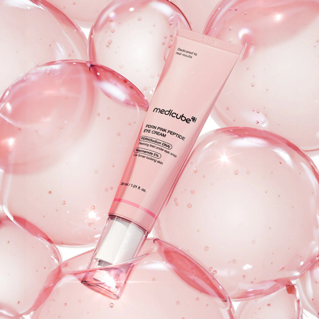 Medicube PDRN Pink Peptide Eye Cream 30ml κορεατική κρέμα ματιών για ρυτίδες και μαύρους κύκλους.