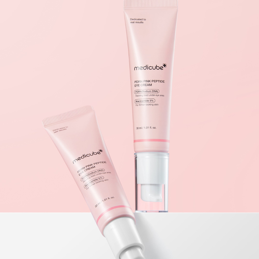 Medicube PDRN Pink Peptide Eye Cream 30ml κορεατική κρέμα ματιών για ρυτίδες και μαύρους κύκλους.