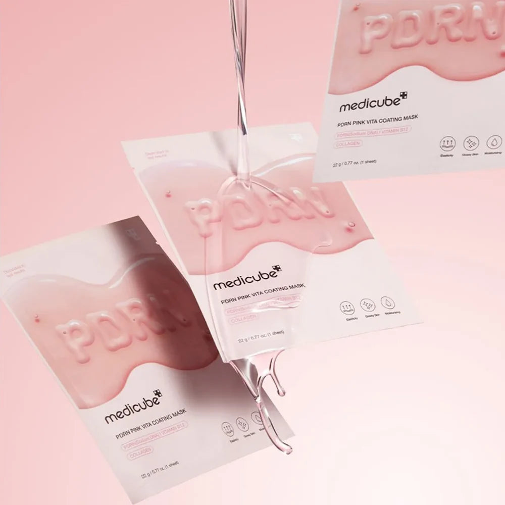 Medicube Pdrn Pink Vita Coating Mask 22g - Balmglam