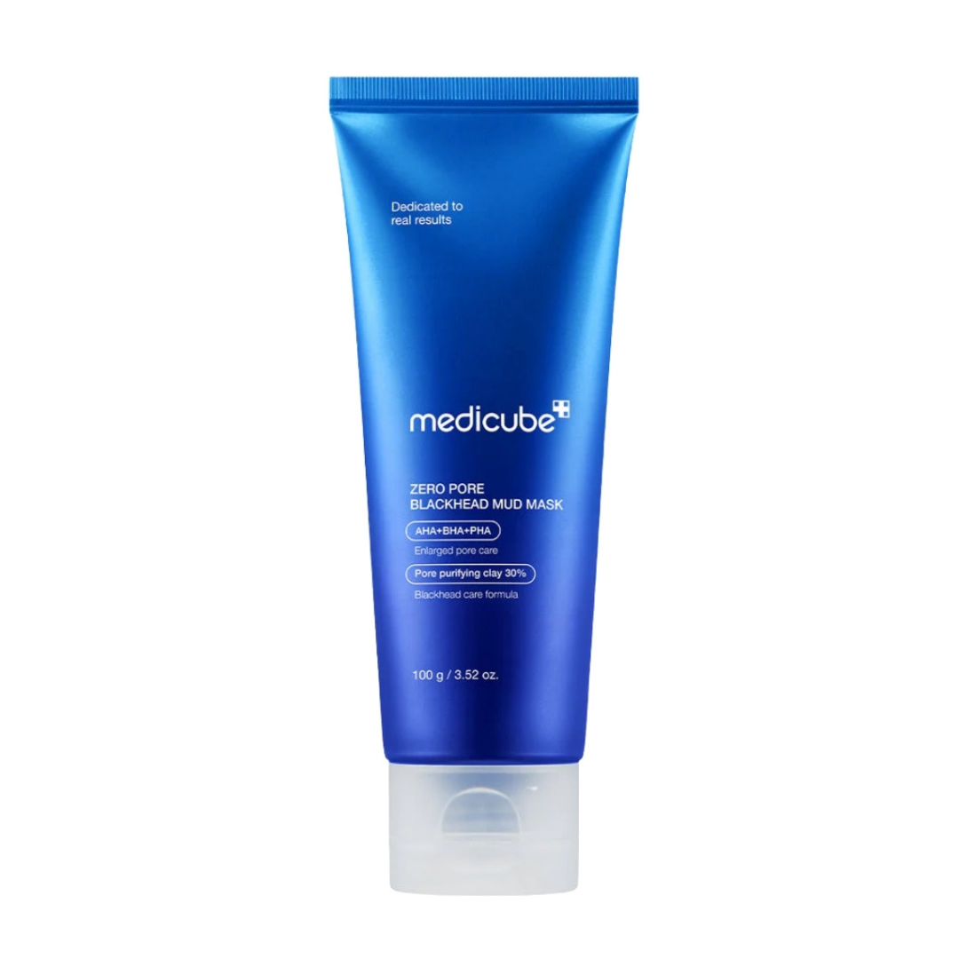 Medicube Zero Pore Blackhead Mud Mask 100g, μάσκα αργίλου για βαθύ καθαρισμό πόρων και μαύρα στίγματα.