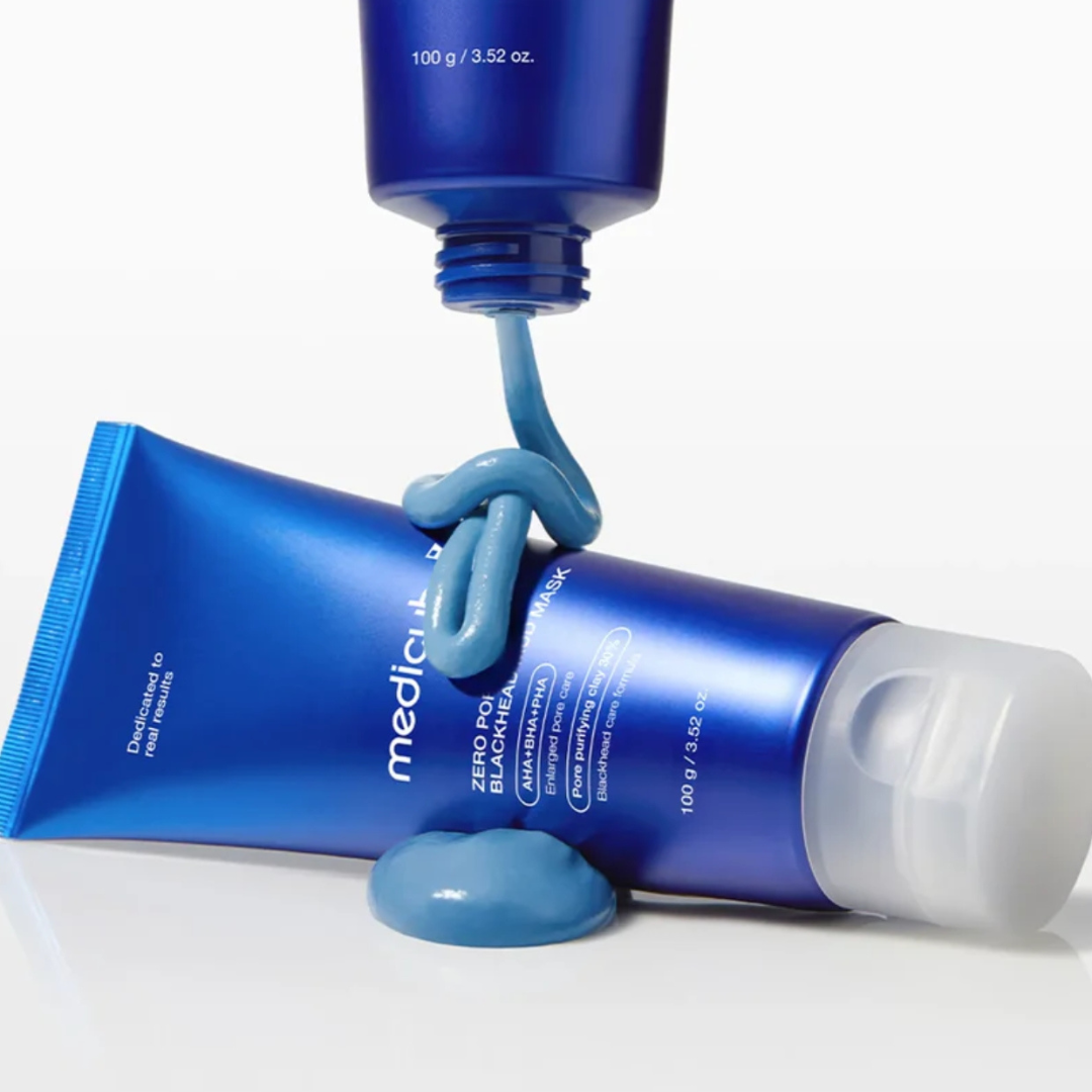 Medicube Zero Pore Blackhead Mud Mask 100g, μάσκα αργίλου για βαθύ καθαρισμό πόρων και μαύρα στίγματα.
