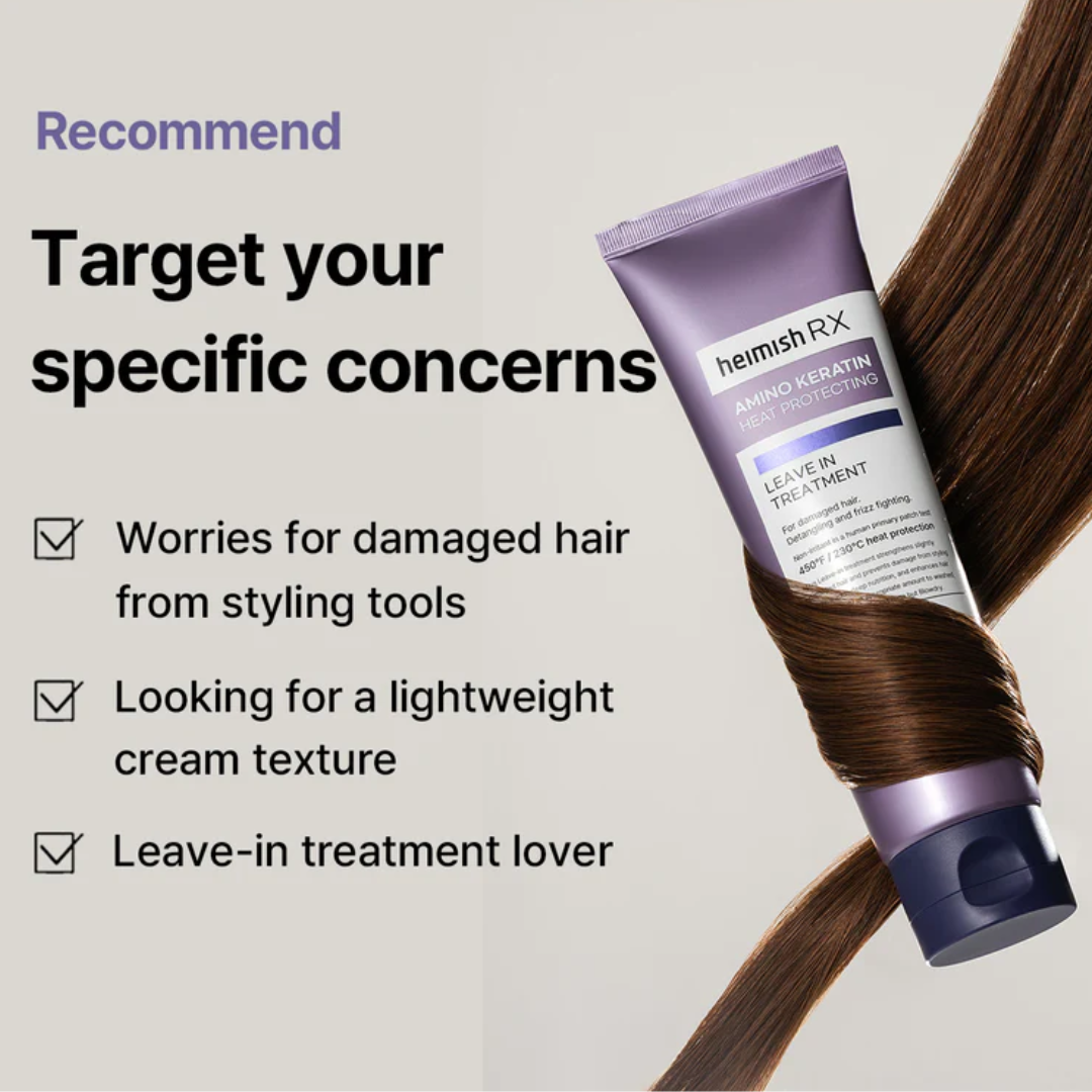 Rx Amino Keratin Heat Protecting Leave In Treatment 150ml - Balmglam