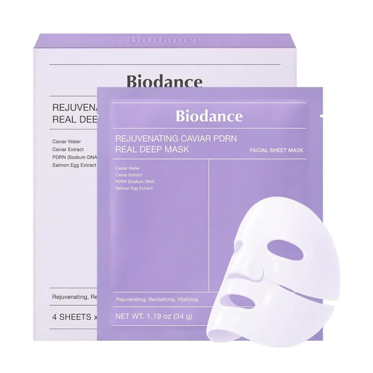 Biodance Rejuvenating Caviar PDRN Real Deep Mask 4pcs/34g - Balmglam